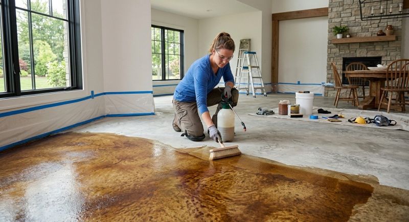 Cement Staining in Corpus Christi, TX