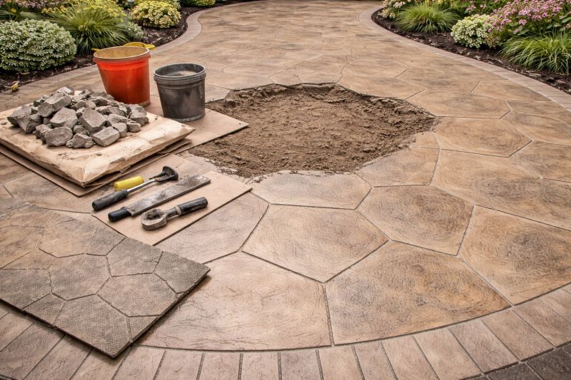 Decorative Concrete Repair in West Des Moines, IA