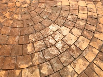 Press Patterns and Textures in Concrete