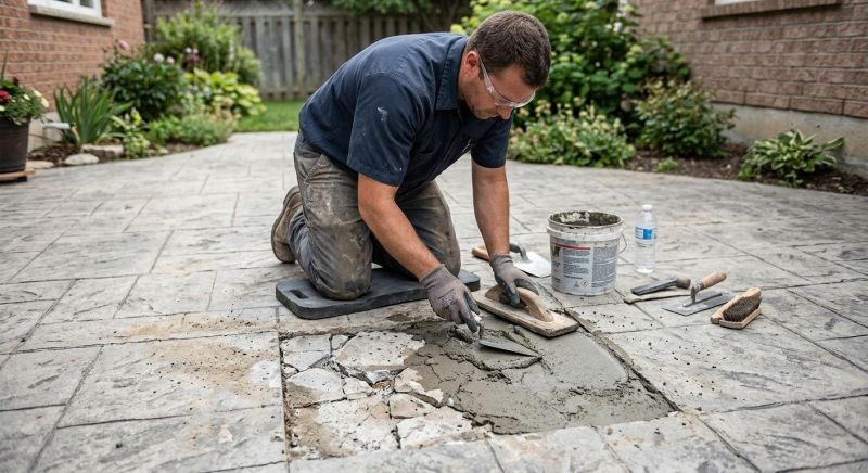 Decorative Concrete Repair in Leesburg, VA