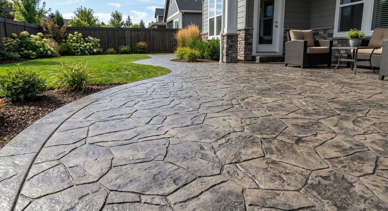 Stamped Overlay Installation in Fort Worth, TX